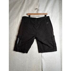 VTG Rusty Mens Cargo Shorts Size 38 Dark Gray Cotton Nylon Utility Casual Hiking
